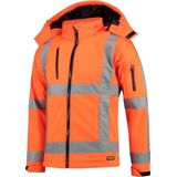 Softshell Jas - Tweekleurig - Polyester - Hoge Zichtbaarheid - Unisex