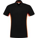 Tricorp poloshirt - 202002 bi-color - Zwart Oranje