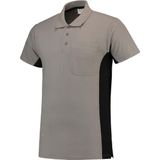 Tricorp poloshirt bi-color - Workwear - 202002 - navy koningsblauw