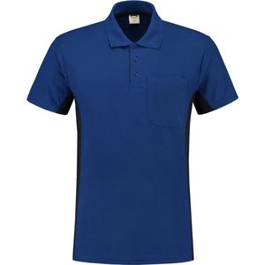 Tricorp Poloshirt Bi-Color - Workwear - 202002 - koningsblauw-Navy