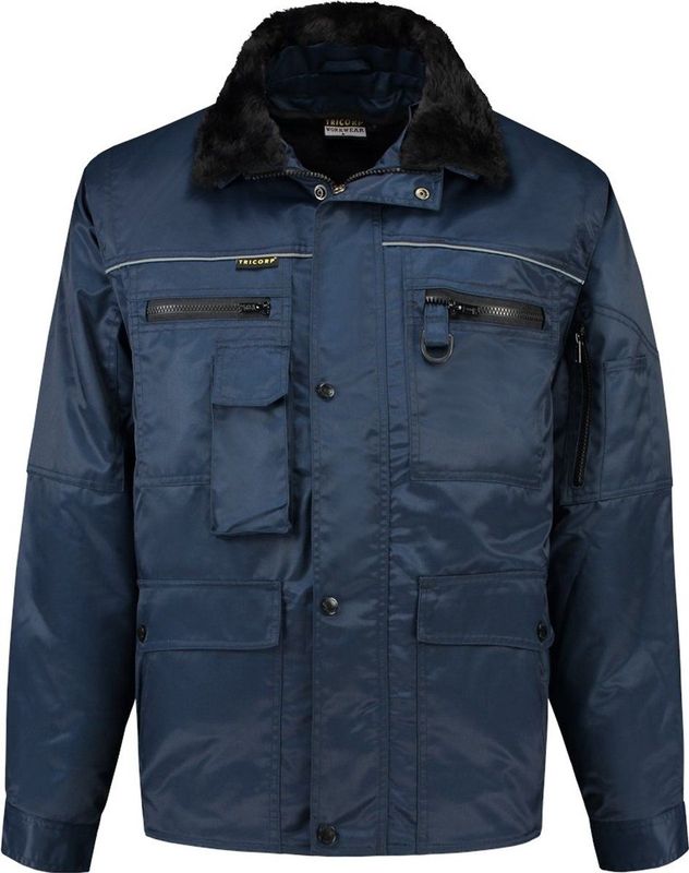 Tricorp - TPJ2000/402005 - Pilotjack - Vuil- en Waterafstotend - Met Reflectiestrips - 7 Zakken