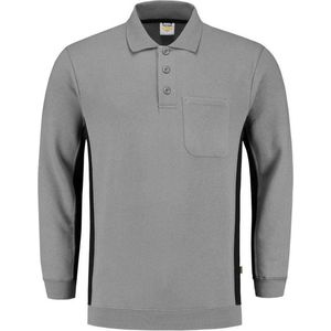 Tricorp Polosweater Bi-Color - Workwear - 302001 - Grijs-Zwart