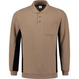 Tricorp 302001 Polosweater Khaki-Zwart maat 3XL