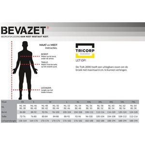 Tricorp - 752001 - Amerikaanse Overall - Marineblauw - 65% Polyester/35% Katoen