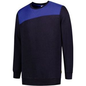 Tricorp 302013 Sweater Bicolor Naden - Marineblauw/Koningsblauw - L