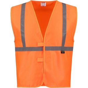 Tricorp Kinder veiligheidsvest - Workwear - 453010 - Fluor Oranje - maat 140