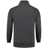 Tricorp Sweater ritskraag - Casual - 301010 - Antracietgrijs