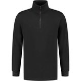 Tricorp Sweater ritskraag - Casual - 301010 - Zwart