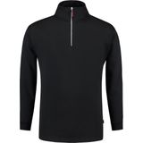 Tricorp Sweater ritskraag - Casual - 301010 - Zwart