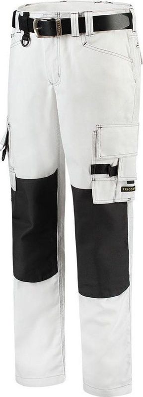 Tricorp Worker canvas met Cordura - Workwear - 502009 - Wit Donkergrijs