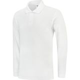 Tricorp Poloshirt lange mouw - Casual - 201009 - Wit
