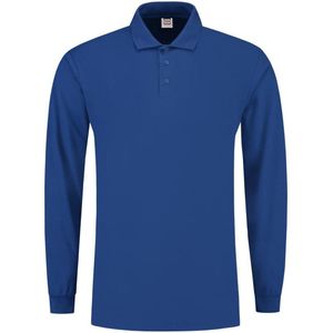 Tricorp Poloshirt lange mouw - Casual - 201009 - Royalblauw