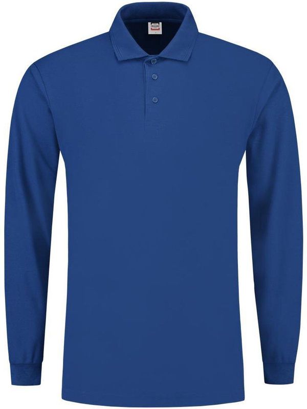 Tricorp Poloshirt lange mouw - Casual - 201009 - Royalblauw