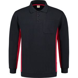 Tricorp Polosweater Bi-Color - Workwear - 302001 - Navy-Rood