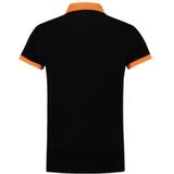 Tricorp Poloshirt bi-color fitted - Casual - 201002 - Zwart-Grijs