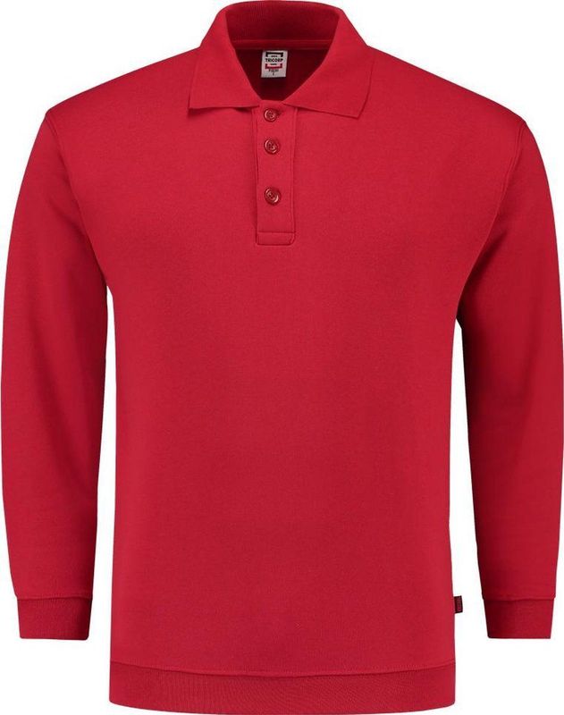 Tricorp Polosweater boord - Casual - 301005 - Rood