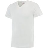 Tricorp T-shirt V-hals fitted - Casual - 101005 - Wit