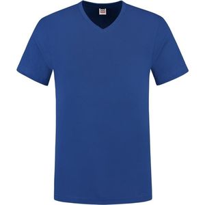 Tricorp T-shirt V-hals fitted - Casual - 101005 - Royalblauw