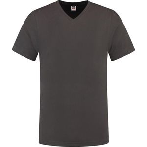 Tricorp 101005 T-Shirt V Hals Fitted - Donkergrijs