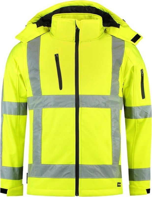 Tricorp Soft shell jack RWS Workwear 403003 Fluor Geel