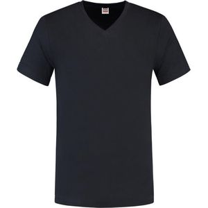 Tricorp 101005 T-Shirt V Hals Fitted - Marineblauw