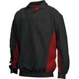 Tricorp Polo Sweater Bicolor Borstzak 302001 Zwart / Turquoise - Maat 3XL