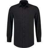 Tricorp - 705006 Overhemd - Zwart - Katoen/Polyester/Elastaan - Stretch