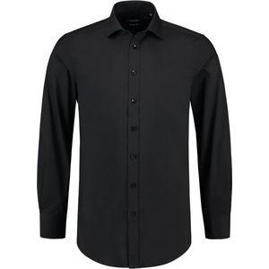 Tricorp - 705008 Overhemd - Stretch - Slim Fit - Zwart