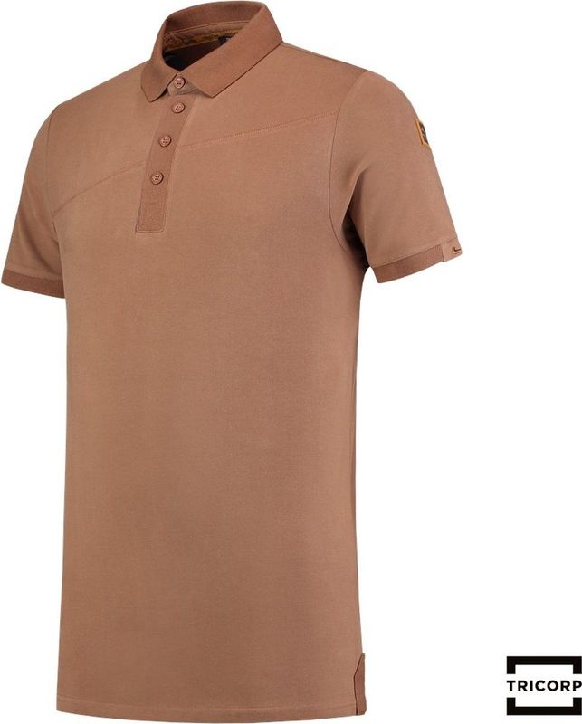 Tricorp 204002 Poloshirt Premium Naden Bronzbrown maat 3XL