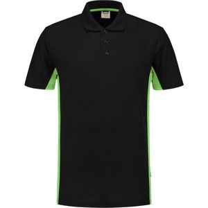 Tricorp Poloshirt Bicolor 202004 Zwart Lime
