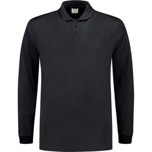 Tricorp 202005 Poloshirt UV Block Cooldry Lange Mouw - Marineblauw