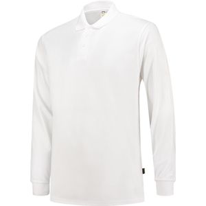 Tricorp 202005 Poloshirt UV Block Cooldry Lange Mouw - Wit