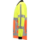 Tricorp 203002 Poloshirt Verkeersregelaar Lange Mouw - Fluo Oranje Geel