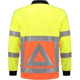 Tricorp 203002 Poloshirt Verkeersregelaar Lange Mouw - Fluo Oranje Geel