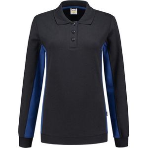 Tricorp polosweater bi-color dames - 302002 - navy / koningsblauw