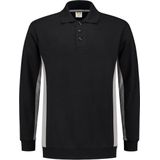 Tricorp 302003 Polosweater Bicolor - Zwart/Grijs