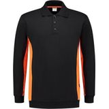 Tricorp 302003 Polosweater Bicolor - Zwart/Oranje