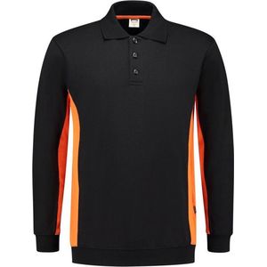 Tricorp 302003 Polosweater Bicolor - Zwart/Oranje