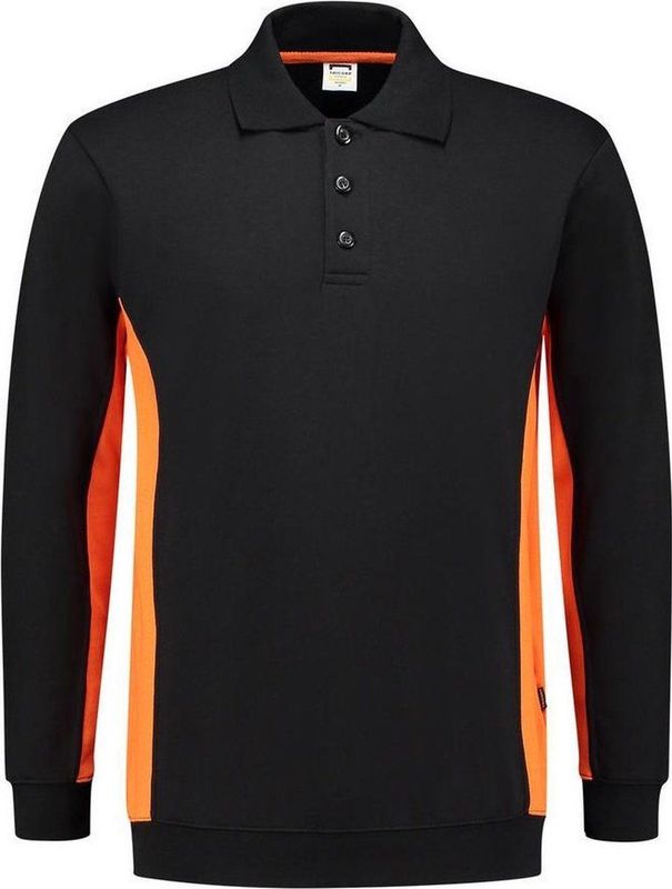 Tricorp 302003 Polosweater Bicolor - Zwart/Oranje