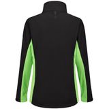 Tricorp 402008 Softshell Bicolor Dames Zwart/Lime maat M