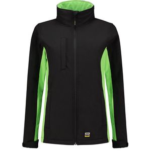 Tricorp 402008 Softshell Dames - Zwart/Limoen - Bicolor