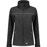 Tricorp softshell jack luxe dames - 402009 - donkergrijs - maat 3XL