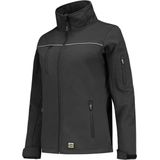 Tricorp softshell jack luxe dames - 402009 - donkergrijs - maat 3XL
