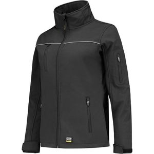 Tricorp softshell jack luxe dames - 402009 - donkergrijs - maat 3XL