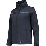 Tricorp softshell jack luxe dames - 402009 - navy - maat 3XL