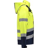 Tricorp - 403011 Softshell Multinorm - Fluor Geel/Blauw - 60% Modacryl - EN ISO 11612