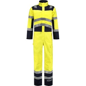 Tricorp - 753002 Overall Multinorm - Fluor Geel/Blauw - Katoen/Polyester