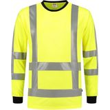 Tricorp T-shirt RWS Birdseye Lange Mouw 103002 Fluor Geel