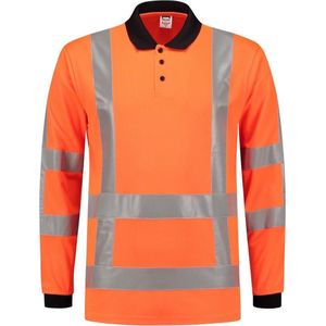 Trui - Effen - Katoen - Polokraag - Knoopsluiting