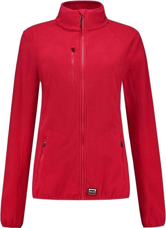 Tricorp 301011 Sweatvest Fleece Luxe Dames - Rood